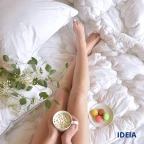 Ковдра всесезонна Super Soft Premium 140х210 см IDEIA штучний пух бавовна антиалергійна перкаль преміум