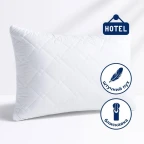 Подушка Classic Soft 50х70 см IDEIA штучний пух з внутрішньою подушкою на блискавці, аналог пуху для готелів та дому