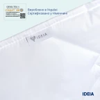 Ковдра всесезонна полуторна 140х210 см IDEIA гіпоалергенна біла для готелів та дому
