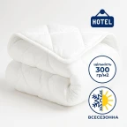 Ковдра всесезонна полуторна 140х210 см IDEIA гіпоалергенна біла для готелів та дому