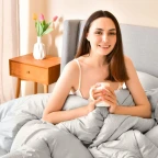 Ковдра всесезонна NORDIC двоспальна 175х210 см IDEIA антиалергенна біла