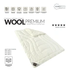 Ковдра зимова вовняна 175х210 см Wool Premium IDEIA бавовна подвійна шерсть натуральна супер тепла