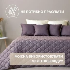 Покривало 210х240 см євро IDEIA стьобане двостороннє якісна стібка мікрофібра на ліжко диван