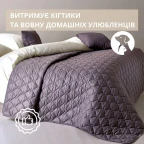 Покривало 210х240 см євро IDEIA стьобане двостороннє якісна стібка мікрофібра на ліжко диван