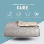 Покривало 210х240 см євро IDEIA стьобане двостороннє якісна стібка мікрофібра на ліжко диван