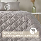 Покривало 210х240 см євро IDEIA стьобане двостороннє якісна стібка мікрофібра на ліжко диван