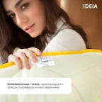 Набір комплект Попкорн євро IDEIA ковдра 200х220 см + подушка 2 шт 50х70 см антиалергенна з кукурудзяним наповнювачем