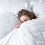 Подушка для сну 70х70 см Air Dream Premium IDEIA два чохла з блискавкою біла антиалергенна бавовна перкаль