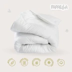 Ковдра дитяча всесезонна Comfort 100х135 см PAPAELLA для дітей у дитяче ліжечко антиалергенна молоко