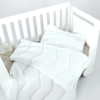 Ковдра дитяча всесезонна Comfort 100х135 см PAPAELLA для дітей у дитяче ліжечко антиалергенна молоко