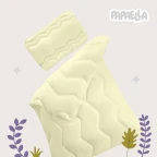 Ковдра дитяча всесезонна Comfort 100х135 см PAPAELLA для дітей у дитяче ліжечко антиалергенна молоко