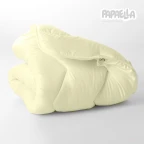 Ковдра дитяча всесезонна Comfort 100х135 см PAPAELLA для дітей у дитяче ліжечко антиалергенна молоко