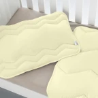 Ковдра дитяча всесезонна Comfort 100х135 см PAPAELLA для дітей у дитяче ліжечко антиалергенна молоко