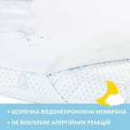 Наматрацник 2 шт дитячий у ліжечко 60х120 см непромокальний з гумками по кутам натуральна бавовна