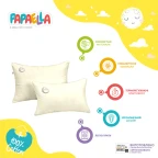 Подушка дитяча 40х60 см Sweet Moon PAPAELLA штучний пух молоко м'яка бавовна антиалергенна
