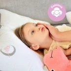 Подушка дитяча 40х60 см Sweet Moon PAPAELLA штучний пух молоко м'яка бавовна антиалергенна