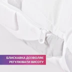 Набір подушок 2 шт 50x70 Elegantly IDEIA подушка з блискавкою, штучний пух