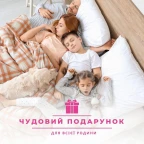 Набір спальний ковдра 200х220 см та 2 шт подушка 50х70 см Elegantly IDEIA аналог лебединого пуху