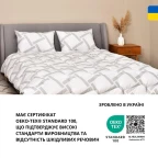 Набір подушка 50х70 см та полуторна зимова ковдра 140х210 см Elegantly IDEIA штучний пух
