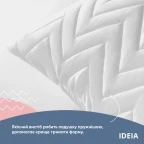 Подушка NORDIC COMFORT IDEIA 60х60 см чохол стьобаний антиалергенне волокно біла