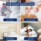 Чохол новолочка захисний 2 шт 50x70 см на подушку з блискавкою IDEIA стьобаний білий мікрофібра