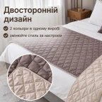 Покривало на ліжко, диван IDEIA Hotel Style 70х240 см двостороннє, стьобане, мікрофібра, готельне, дивандек