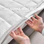 Наматрацник 140×200×35 SleepDream з натяжним бортом периметром, гіпоалергенний, щільний