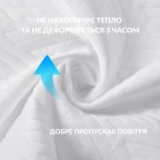 Подушка ортопедична NeckWave 60х40х11/9 см IDEIA анатомічна з ефектом пам'яті для сну на боці