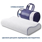Подушка ортопедична NeckWave 60х40х11/9 см IDEIA анатомічна з ефектом пам'яті для сну на боці