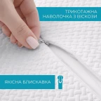Подушка ортопедична CoolGel 60х40х11/9 см IDEIA анатомічна з ефектом пам'яті для сну на боці