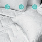 Ковдра всесезонна Antistatic Sleep 140х210 см IDEIA гіпоалергенна антистатична тканина