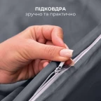 Набір постільної білизни полуторний IDEIA підковдра 145х215 см + 2 наволочки 50х70 см преміум сатин бавовна