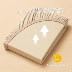 Простирадло трикотажне 80/90х200х35 см на гумці IDEIA, еластичне, трикотаж