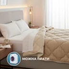 Ковдра вовняна Woolly 175х210 см IDEIA 400 г/м2 зимова, тепла, натуральна