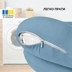 Подушка для годування диванчик 60х70х16 см бавовна антиалергенна, для зручності мами
