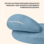 Подушка для годування диванчик 60х70х16 см бавовна антиалергенна, для зручності мами