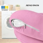 Подушка для годування диванчик 60х70х16 см бавовна антиалергенна, для зручності мами