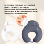 Подушка для годування диванчик 60х70х16 см бавовна антиалергенна, для зручності мами
