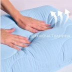 Набір спальний комплект NordicBlue полуторний IDEIA ковдра 140х210 та подушка 50х70 блакитний антиалергенний
