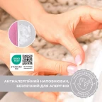 Подушка для вагітних і годування 30х190 см SeiDesign трикотаж гіпоалергенна, наволочка з бавовни на блискавці сірий-беж