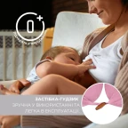 Подушка для вагітних і годування 30х190 см SeiDesign трикотаж гіпоалергенна, наволочка з бавовни на блискавці сірий-беж