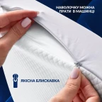 Подушка ортопедична ErgoSleep 61х34х12 см IDEIA анатомічна з ефектом пам'яті на боці, спині та животі