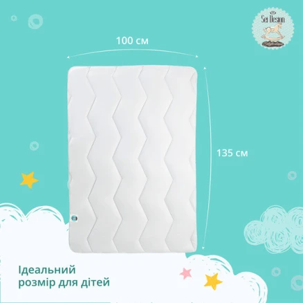 Ковдра дитяча Sei Design «Standart» всесезонна 100х135 см, наповнювач антиалергенне силіконізоване волокно
