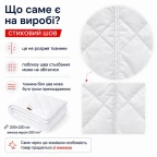 Одеяло зимнее антиаллергенное 200х220 см евро, микрофибра, наполнитель 300 г/м2, стоковое, уценка